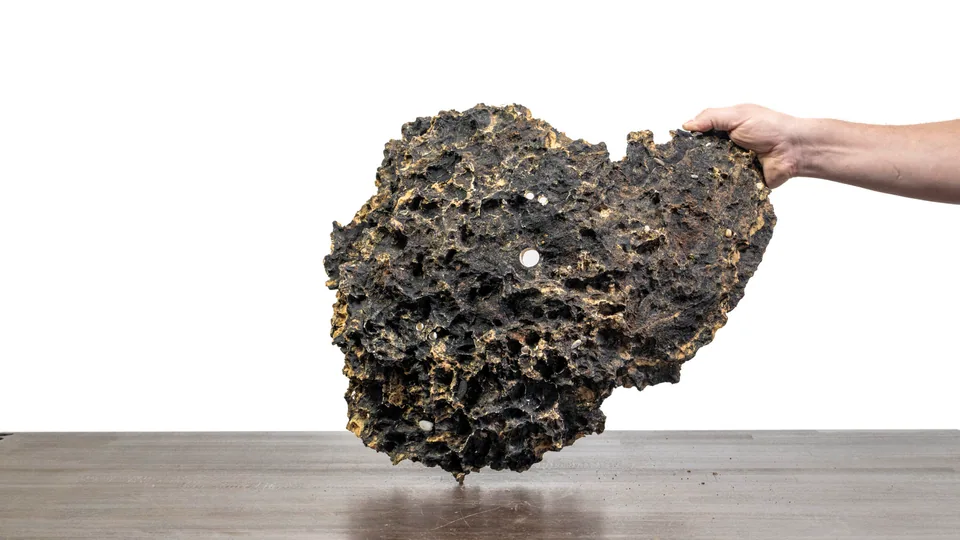 Rock creation Slab No. 59 — Underside with support points
