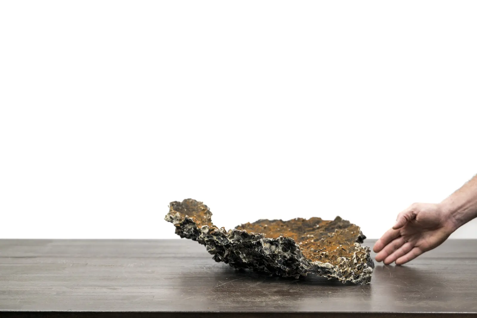 Elongated side profile of the Slab No. 58 rock creation